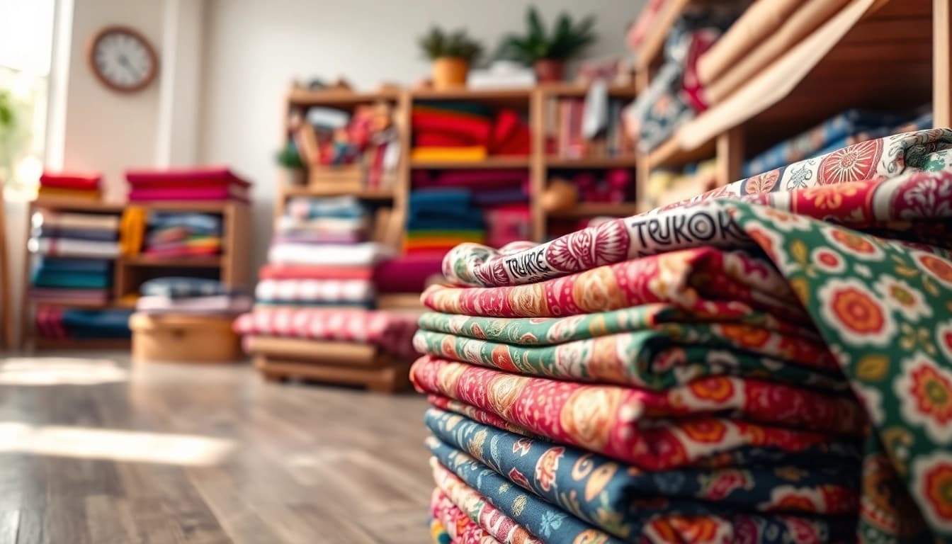 Bekijk tricot stof kopen van hoogwaardige kwaliteit met verschillende kleuren en prints, perfect voor naaiprojecten.