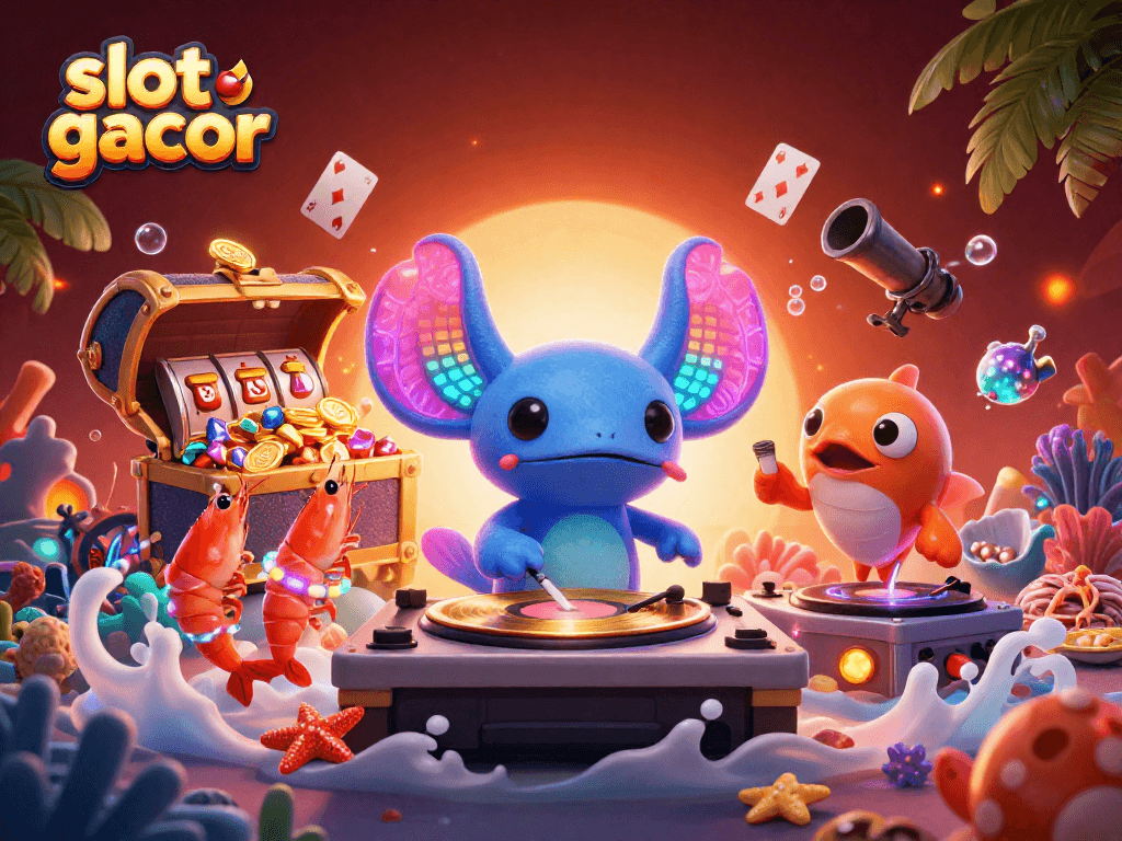 Menangkan slot gacor dengan nuansa meriah dari DJ axolotl dan teman-teman di dunia bawah laut ini.