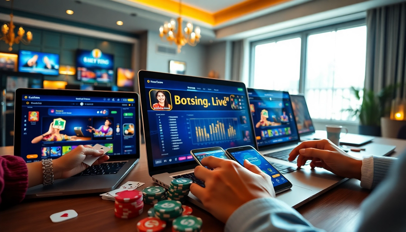 Engage with the dynamic online gambling experience at ev88win.live featuring modern interfaces and casino elements.