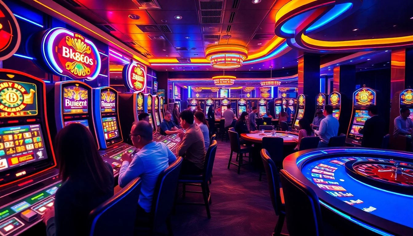 Online gambling experience at bk860s.com featuring players enjoying diverse casino games.