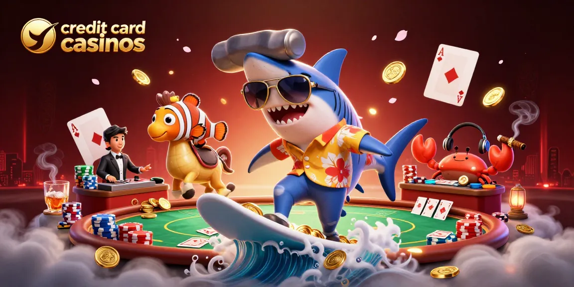 Experience exciting gameplay at credit card casinos with vibrant characters and immersive elements.