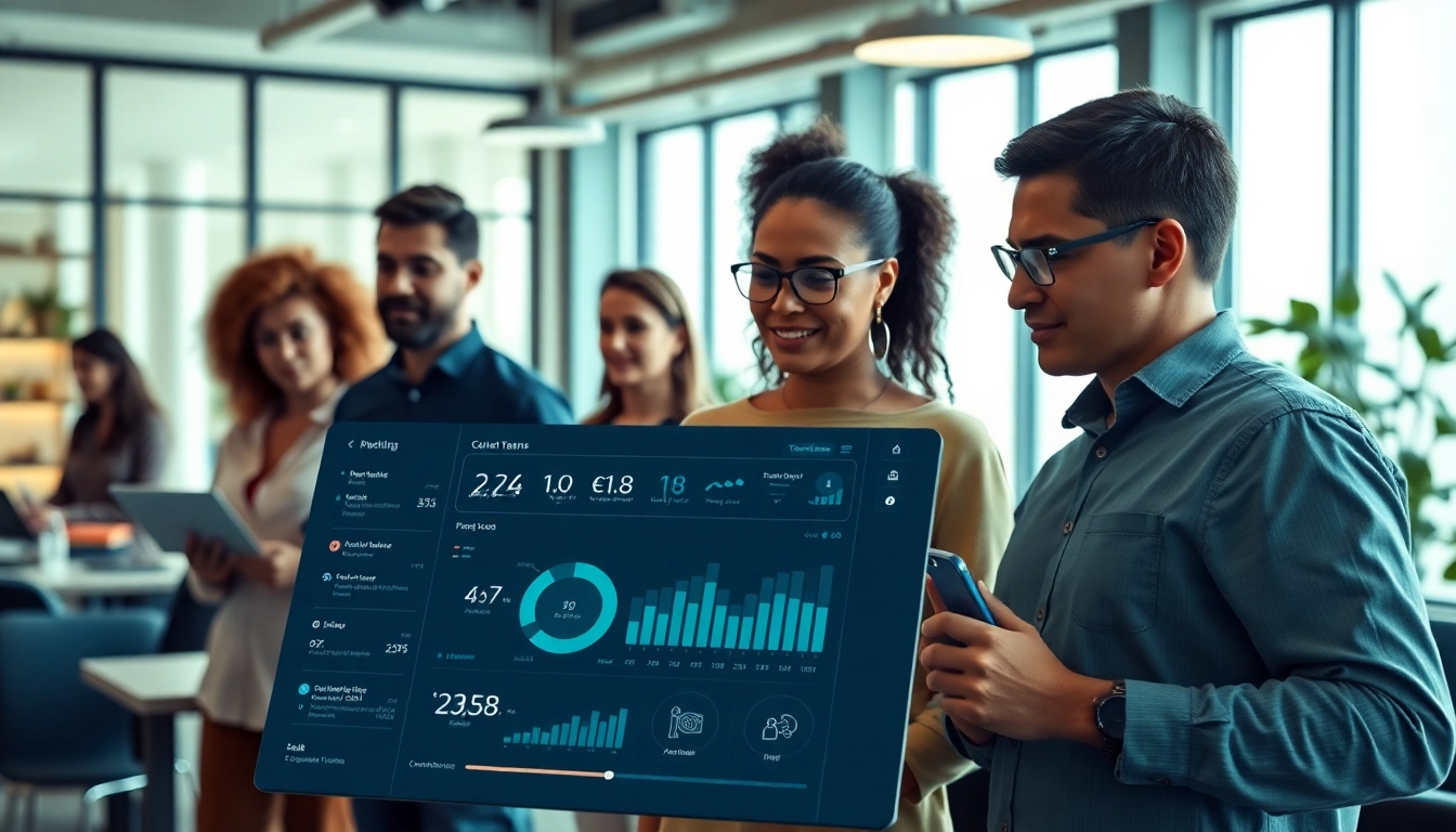 Engaging AI assistant for enterprise teams enhancing team collaboration and productivity in a modern office.