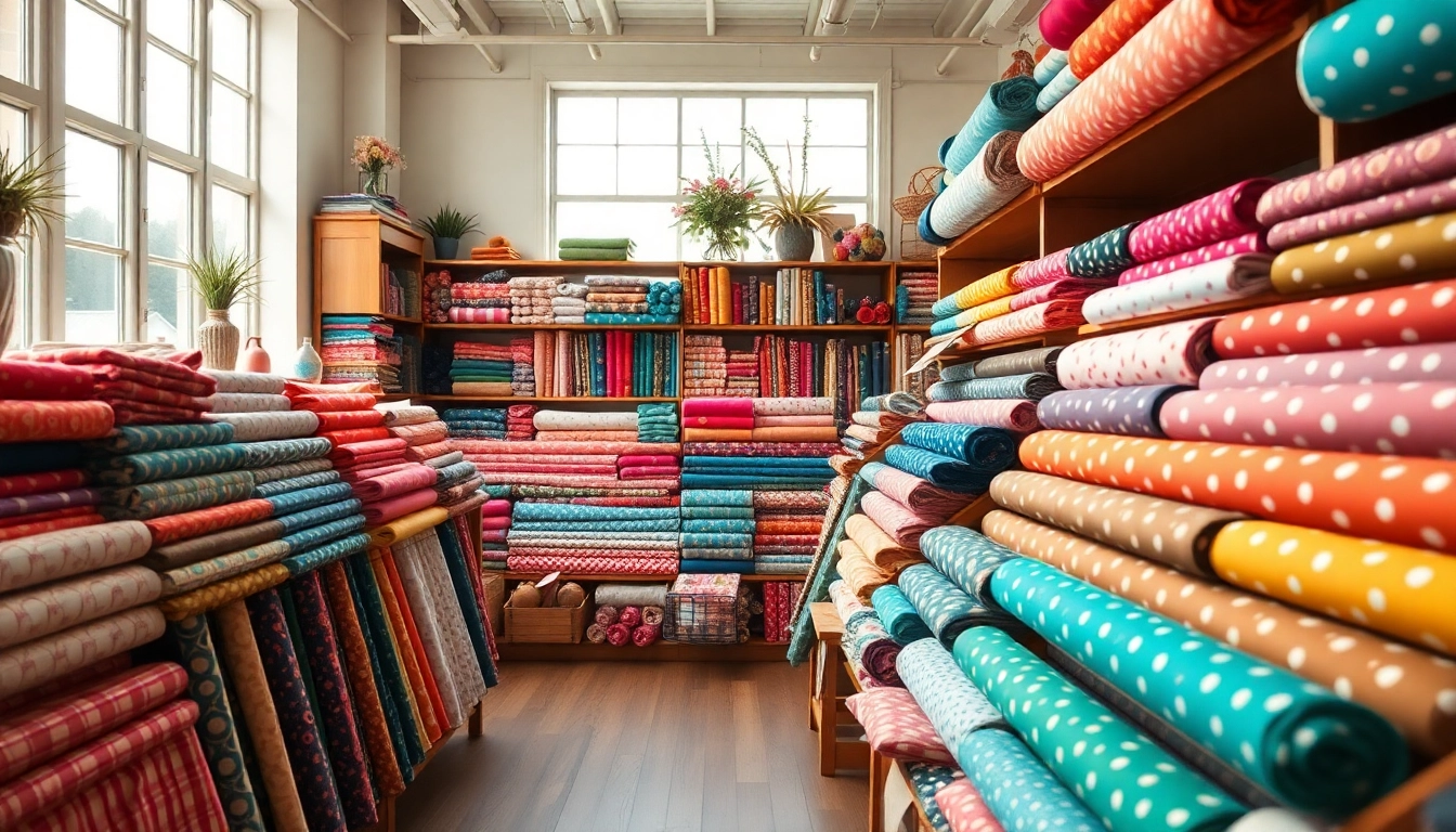 Bekijk ons uitgebreid assortiment bedrukte tricot in een sfeervolle stoffenwinkel.