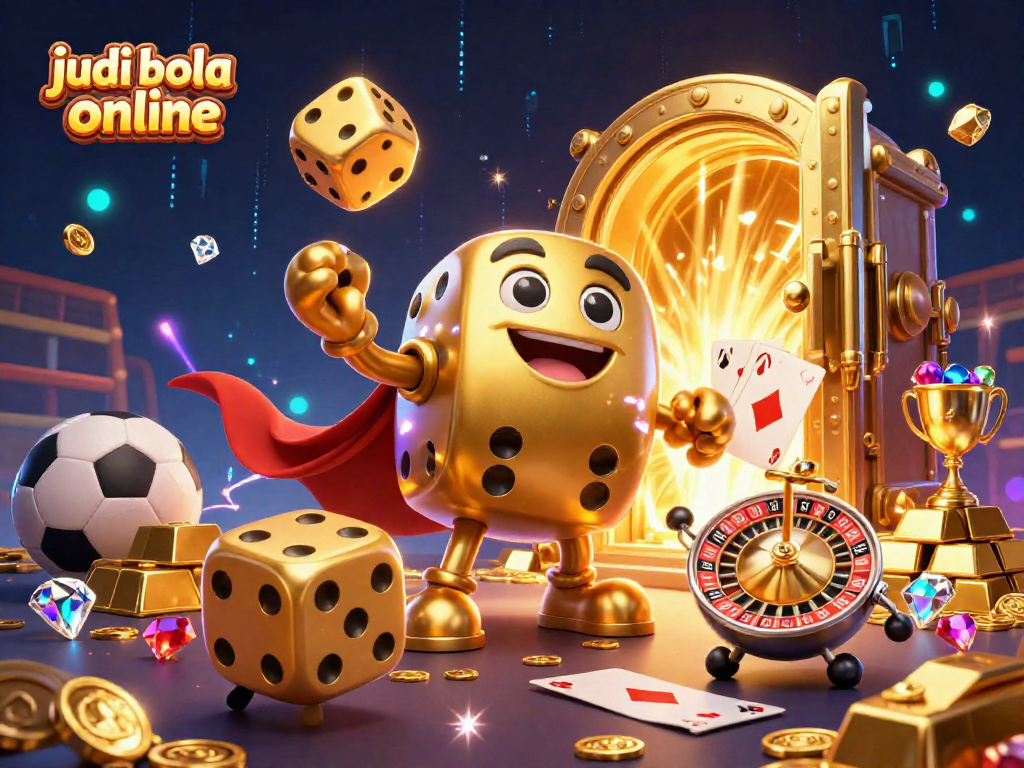 Engage in exhilarating judi bola online action with vibrant elements of sports betting and casino treasures.
