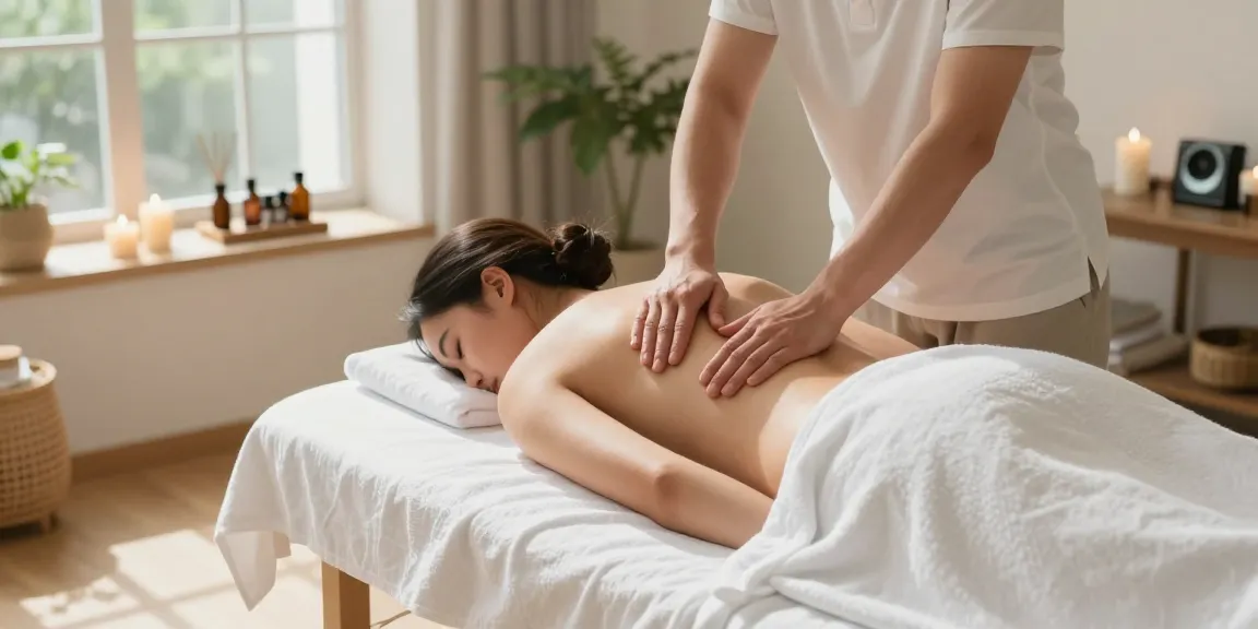 Swedish massage experience in a calming spa with professional therapist.