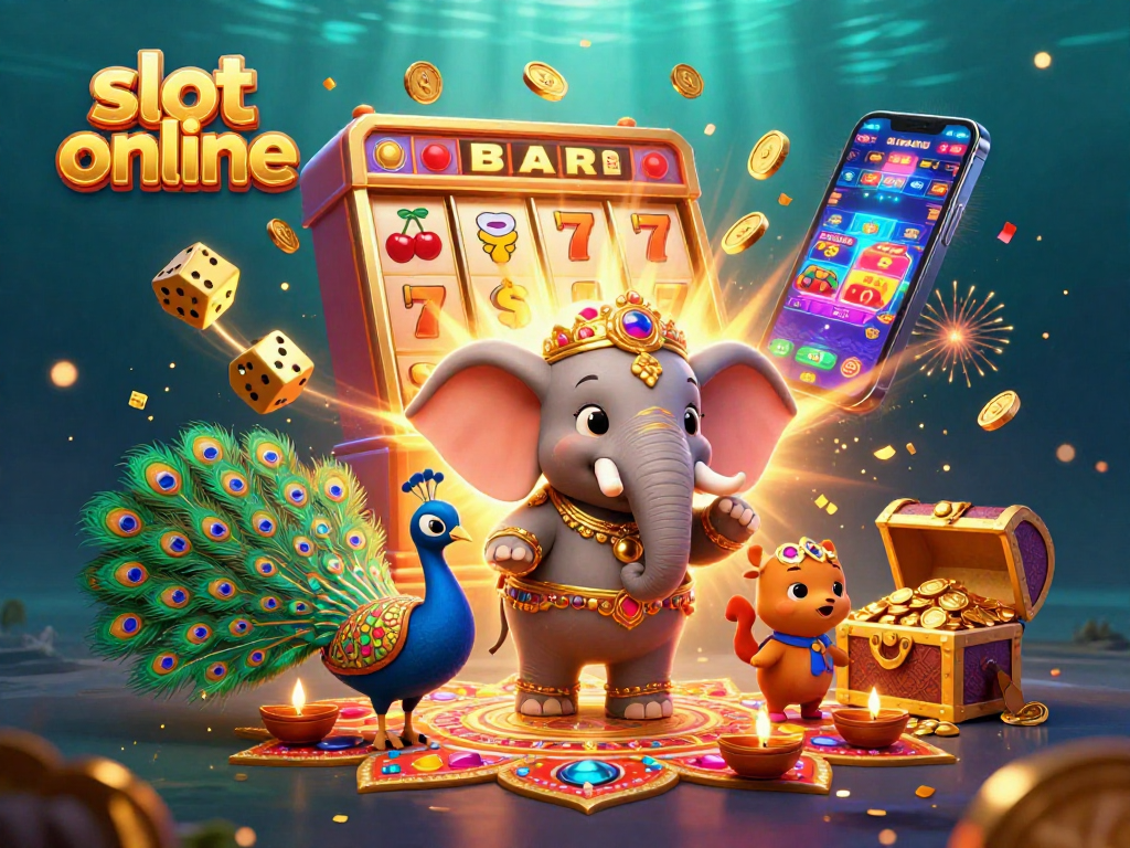 Mainkan slot online di GWP168 dengan keberuntungan dan simbol jackpot yang meriah.