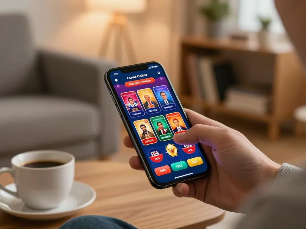 Engaging in casinò online non aams con neteller through a mobile app while relaxing at home.