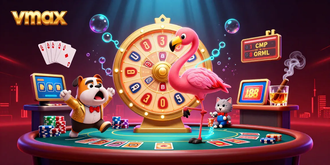 Experience thrilling gameplay at vmax online casino with vibrant characters and exciting elements.