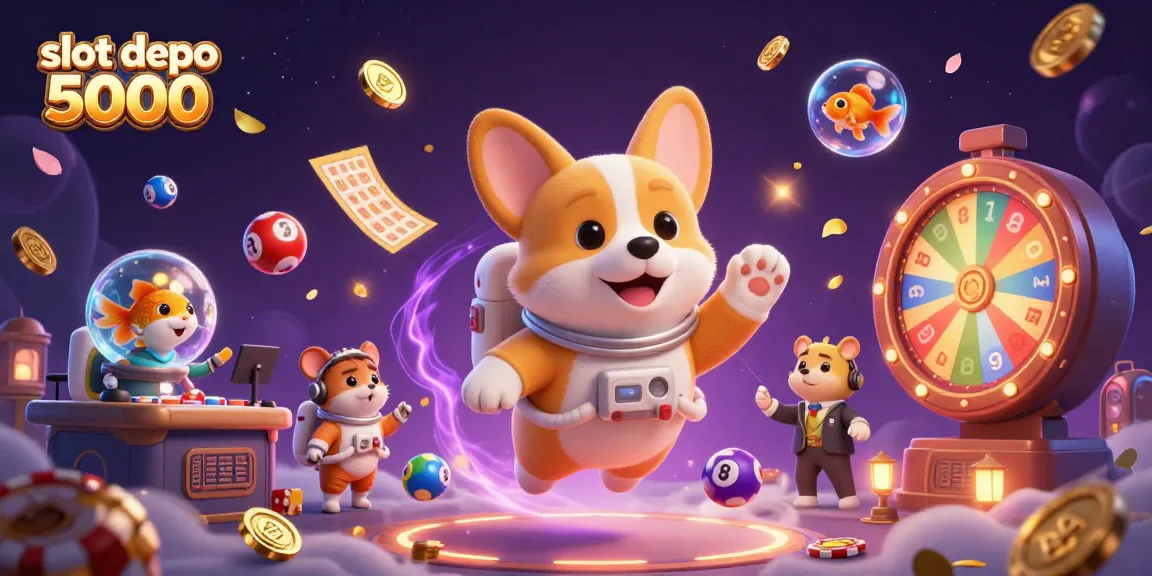 Mainkan slot depo 5000 dalam suasana luar angkasa dengan karakter imut di tengah banyak elemen permainan