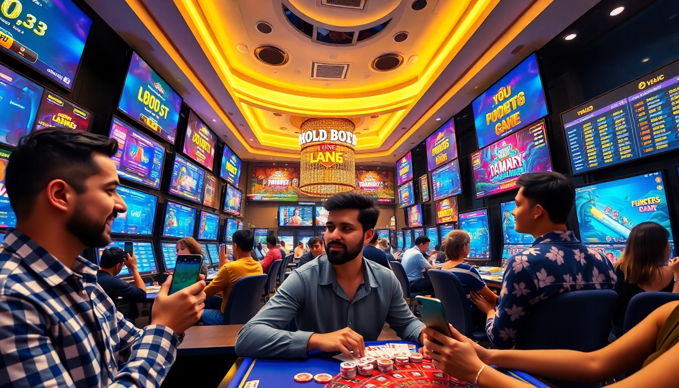 Dynamic online gaming scene at hello88win.live with players enjoying exciting games.