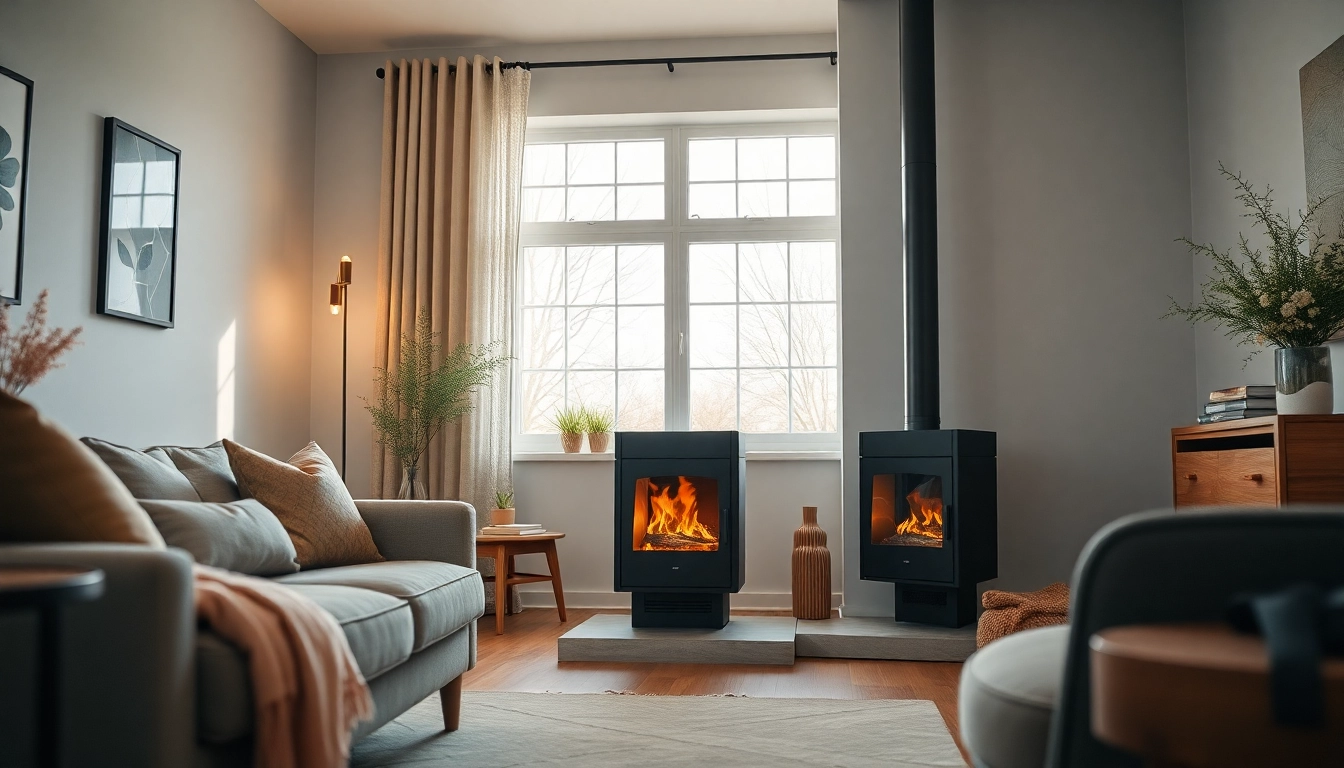 Heizkörper im modernen Wohnzimmer, stilvoll und elegant platziert.