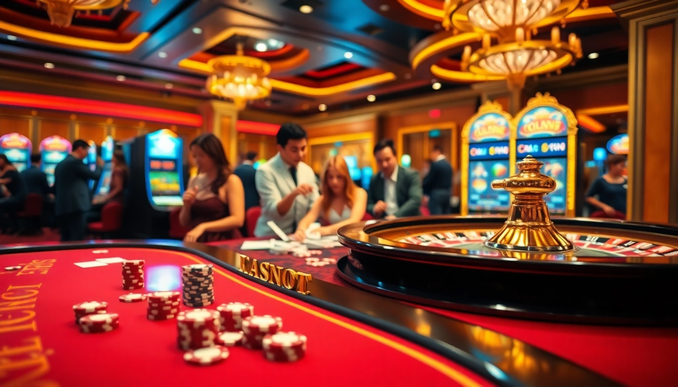 Experience thrilling gameplay at https://mm88.today/ with vibrant casino tables and engaging players.