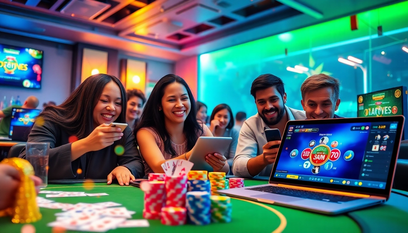 Engaging online gaming experience at topgamebaidoithuong.mx with enthusiastic players earning real rewards.