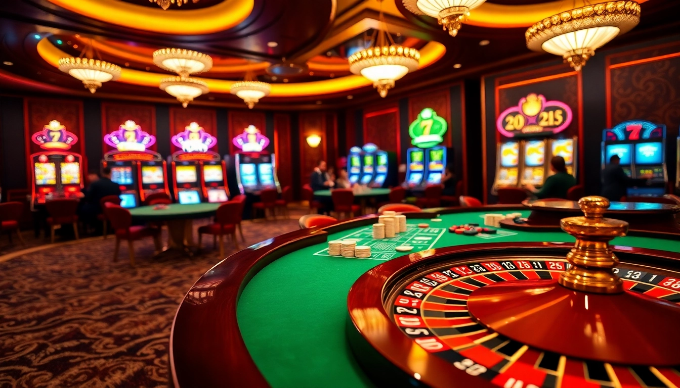 Vivez l'excitation des meilleurs casino en ligne avec des roues de roulette vibrantes et des tables de cartes élégantes.