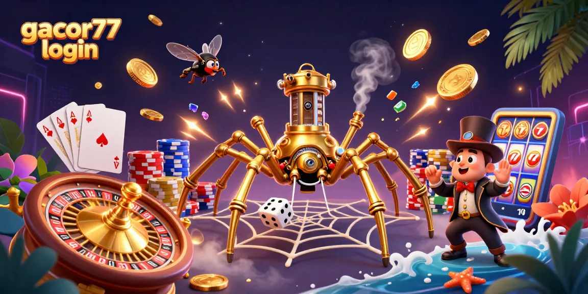 Gacor77 login menghadirkan momen menarik saat menggenggam kemenangan di slot dengan ilustrasi 3D yang dinamis.