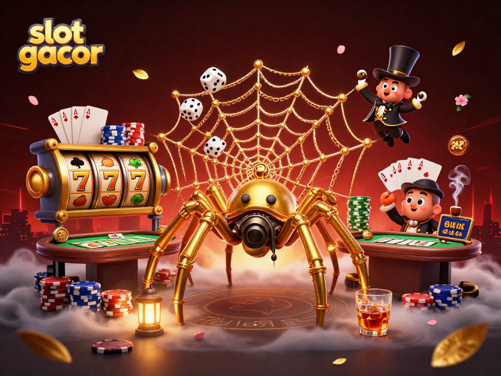 Menangkan slot gacor dengan spiderman emas dan elemen permainan kasino yang mengesankan.