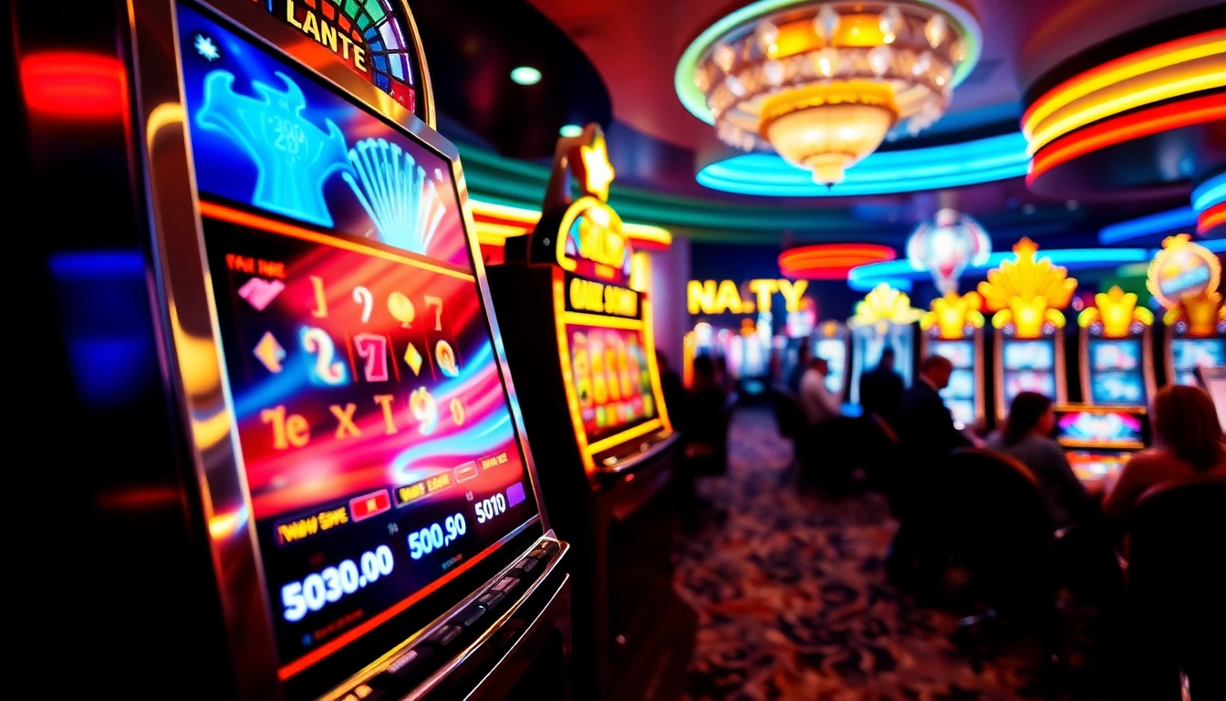 Putaran slot demo terbaru yang mengasyikkan di kasino, memikat pemain dengan warna-warni yang cerah.