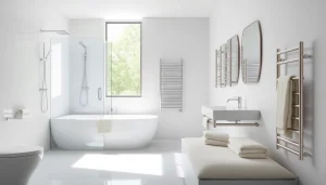 Gestalten Sie Ihr Badezimmer mit hochwertigen Produkten von sonni sanitär GmbH für ein elegantes Ambiente.