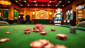 Engaging gamblers at the trang chủ 789bet casino with vibrant tables and thrilling games.