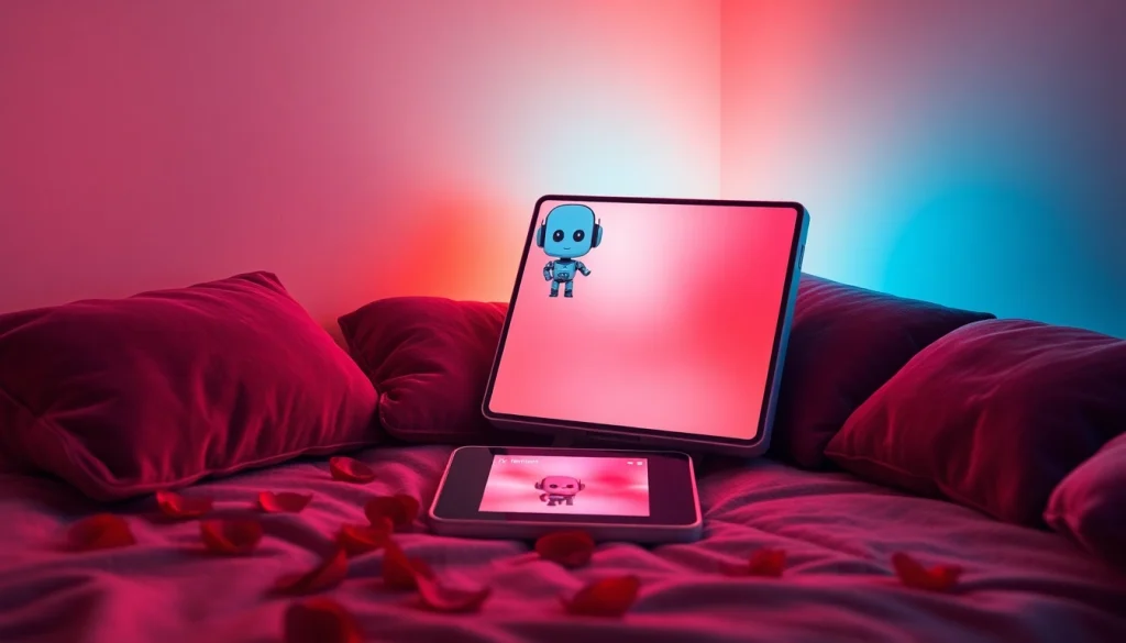 Engaging visual showcasing a warm, inviting space for sex chat ai interactions.