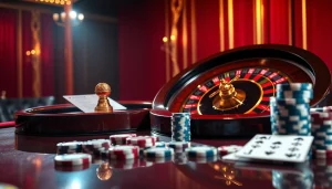 Bongdalu showcasing a vibrant casino roulette scene with betting chips and a rich atmosphere.