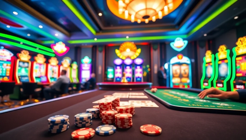 Experience the thrill of 79king com with players engaging at a luxurious casino table.