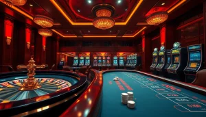 Engage in thrilling action at Nhà cái 789P's vibrant casino scene with roulette and poker excitement.