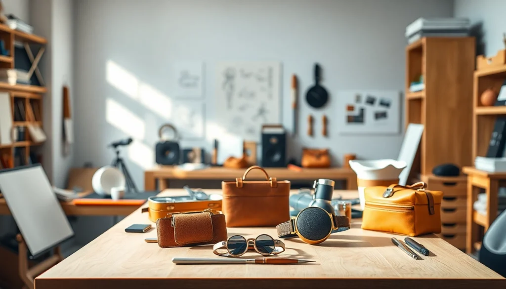 레플리카 제품을 디자인하는 전문가의 작업 공간을 보여줍니다.