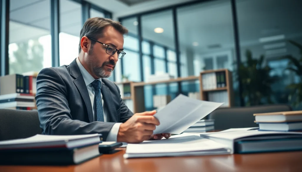 Consultation with a Clearwater Car Accident Lawyer providing legal guidance to a client.