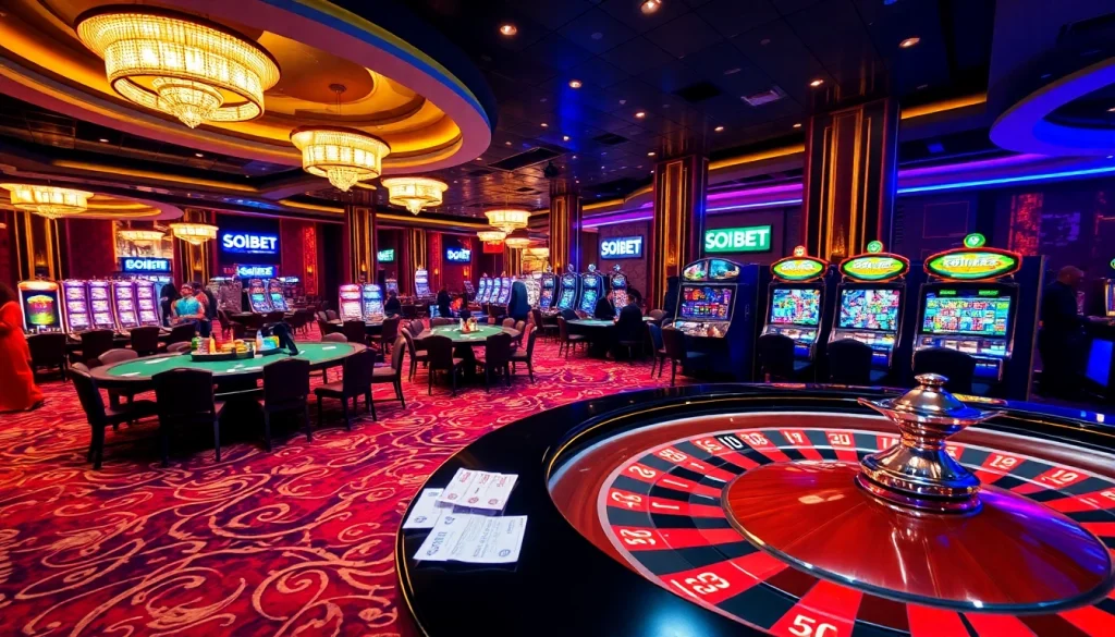 Players enjoying games at SOIBET, a modern and secure online casino.