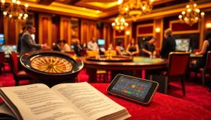 Captivating casino vibrant scene featuring roulette and discussion of rectal bleeding remedies.