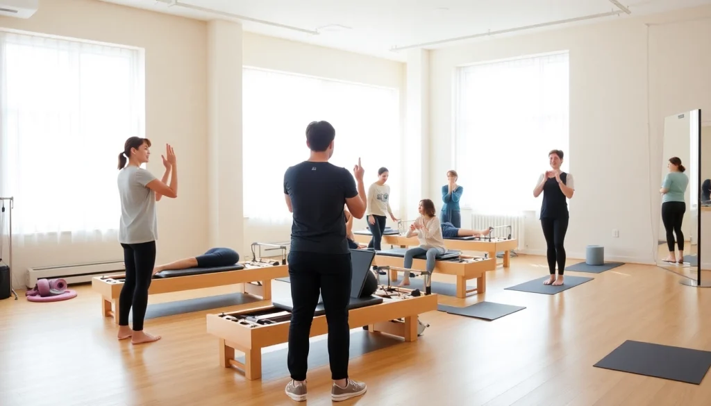 台東区のピラティスクラス。多様な参加者と最新設備を紹介。