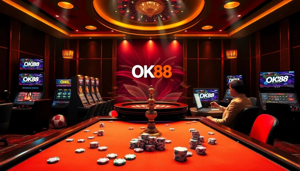 Enjoy thrilling gameplay at https://ok88.tech/ with colorful casino elements and dynamic gambling action.
