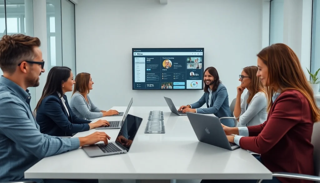 在现代办公环境中使用 WPS 软件进行动态团队协作。