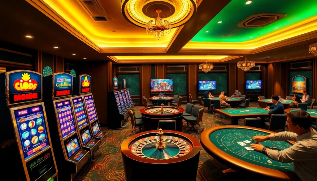 Rasakan sensasi di Utama4D dengan mesin slot yang berwarna-warni dan permainan kasino yang imersif.