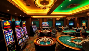 Rasakan sensasi di Utama4D dengan mesin slot yang berwarna-warni dan permainan kasino yang imersif.