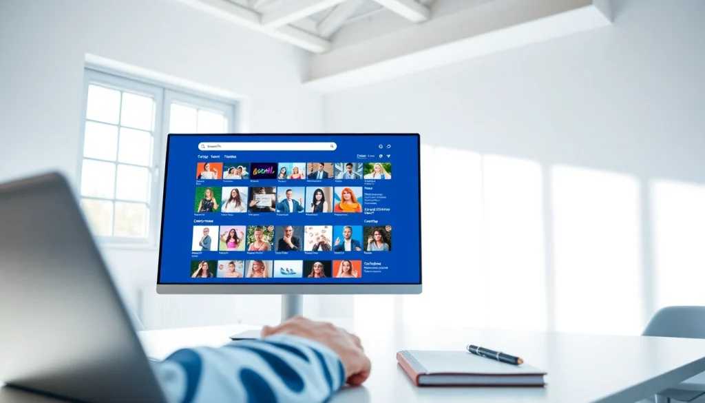 Engaging user interface of OnlyFans Search showing diverse creators and categories for easy discovery.