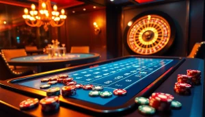 Online gambling excitement with nhà cái đá gà featuring vibrant casino elements and thrill.