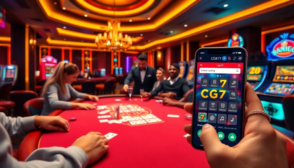 Trải nghiệm lối chơi kịch tính tại cg79 với các bàn casino hấp dẫn và hình ảnh ứng dụng sống động.