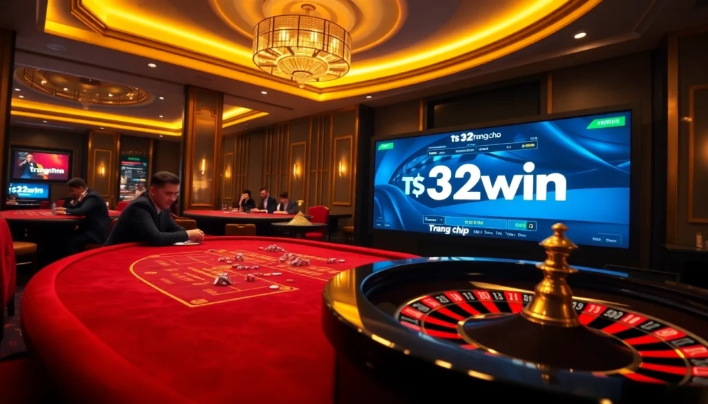 Engage in thrilling betting action at the Trang chủ 32win casino with vibrant games and luxury.