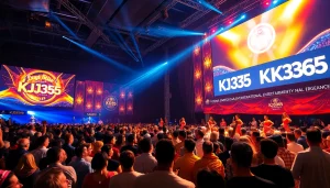 Vibrant international entertainment event hosted by KJC365 with engaging performers and colorful atmosphere.