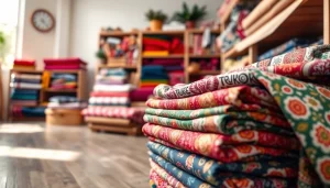 Bekijk tricot stof kopen van hoogwaardige kwaliteit met verschillende kleuren en prints, perfect voor naaiprojecten.